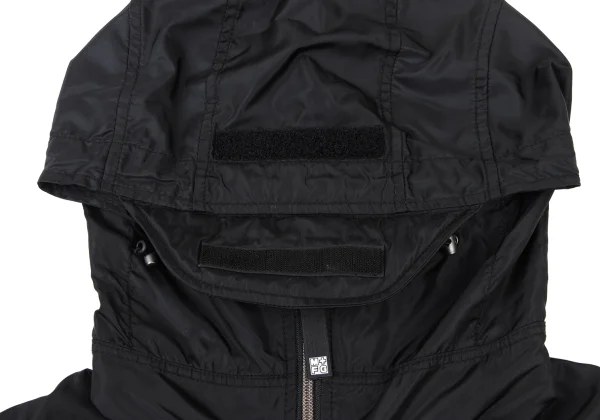 MARITHE + FRANCOIS GIRBAUD Nylon Zip Up Hoodie Jacket K-176032_004