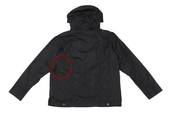 MARITHE + FRANCOIS GIRBAUD Nylon Zip Up Hoodie Jacket K-176032_015