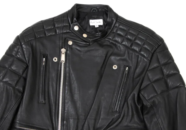 Paul Smith LONDON Quilted Leather Motorcycle Jacket K-176033_002