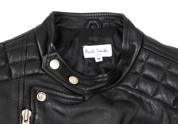 Paul Smith LONDON Quilted Leather Motorcycle Jacket K-176033_003