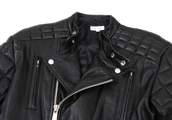 Paul Smith LONDON Quilted Leather Motorcycle Jacket K-176033_004