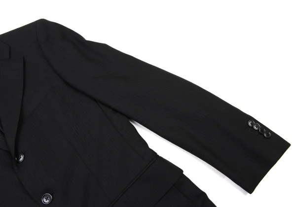  EZ by Zegna Wool Shadow Stripe Jacket K-176034_007