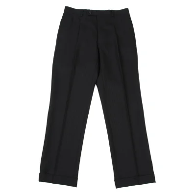 EZ by Zegna Wool Shadow Stripe Pants