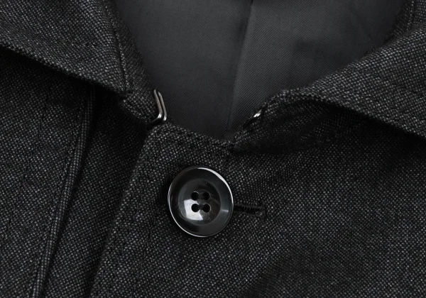 EZ by Zegna Wool Cotton Gun Patch Jacket K-176037_004