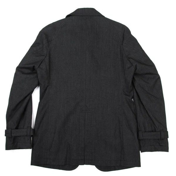 EZ by Zegna Wool Cotton Gun Patch Jacket K-176037_011