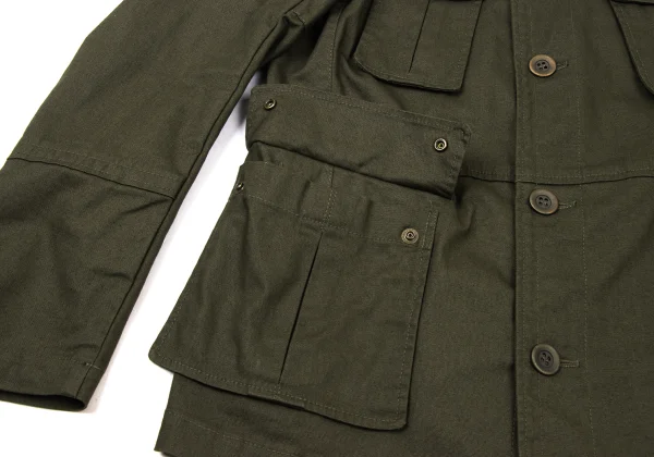 EZ by Zegna Stretch Cotton Safari Jacket K-176038_012