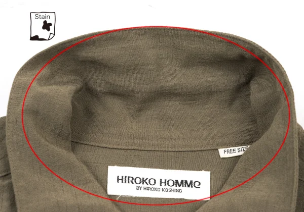 HIROKO HOMME Linen Rayon Embroidery Shirt K-176040_004