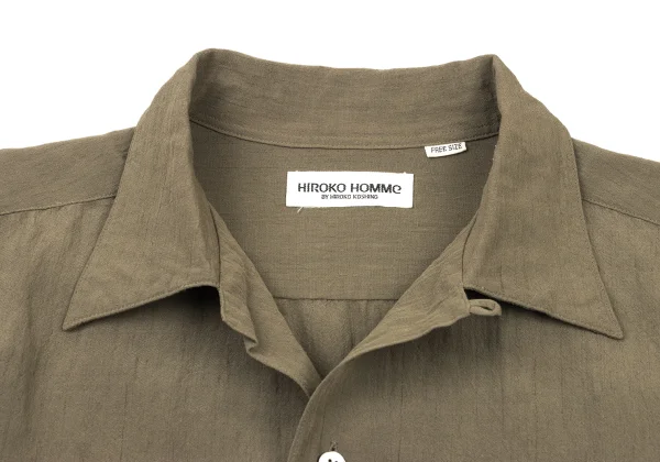 HIROKO HOMME Linen Rayon Embroidery Shirt K-176040_005