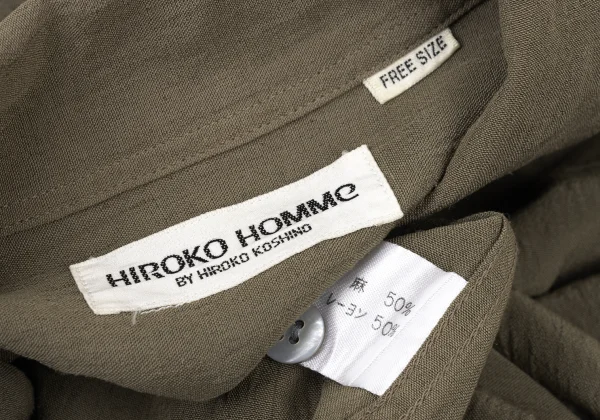HIROKO HOMME Linen Rayon Embroidery Shirt K-176040_016