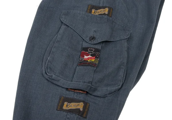 Karl Helmut Logo Patch Flap Pocket Pants K-176042_006