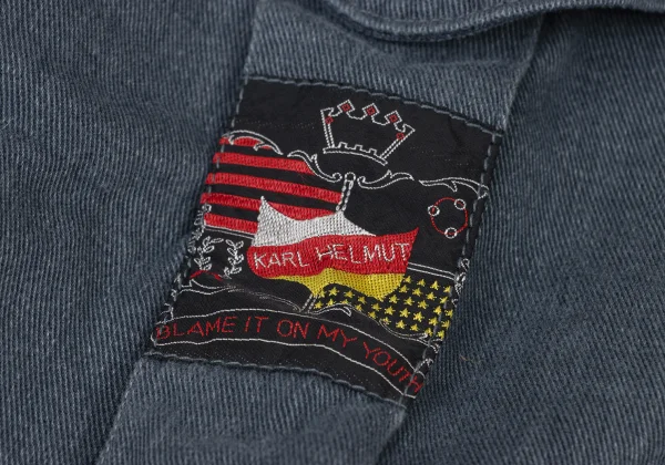 Karl Helmut Logo Patch Flap Pocket Pants K-176042_007