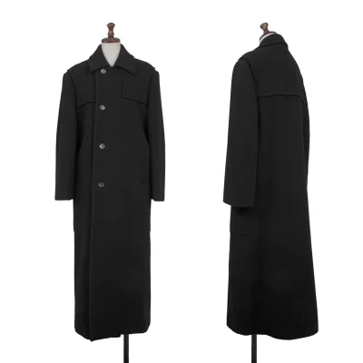 tricot COMME des GARCONS Wool Yoke Patch Coat