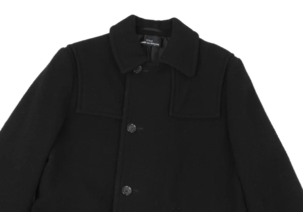 tricot COMME des GARCONS Wool Yoke Patch Coat K-176044_003