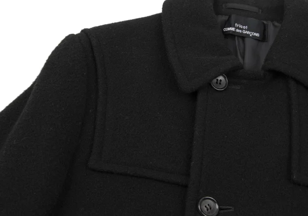tricot COMME des GARCONS Wool Yoke Patch Coat K-176044_005