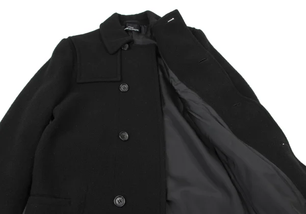 tricot COMME des GARCONS Wool Yoke Patch Coat K-176044_011