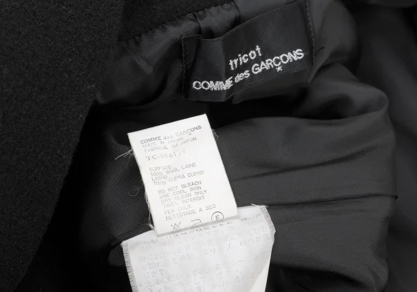 tricot COMME des GARCONS Wool Yoke Patch Coat K-176044_018