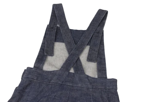 robe de chambre COMME des GARCONS Floral Embroidery Denim Overall Skirt K-176045_013