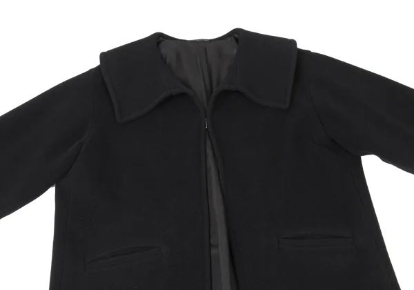 Y's Hook Fastenings Melton Wool Long Coat K-176046_003
