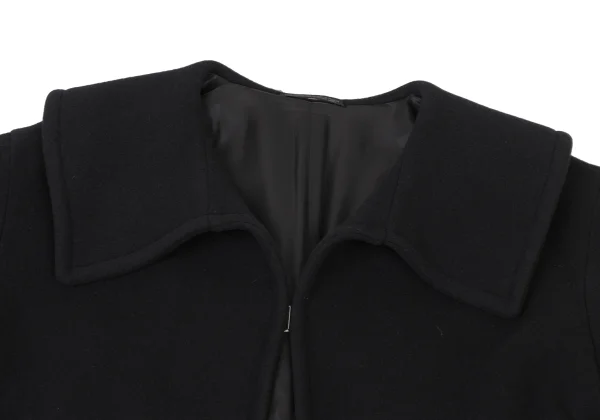 Y's Hook Fastenings Melton Wool Long Coat K-176046_004