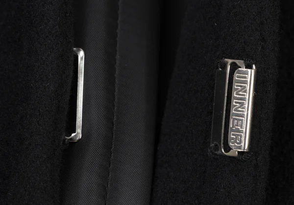 Y's Hook Fastenings Melton Wool Long Coat K-176046_005