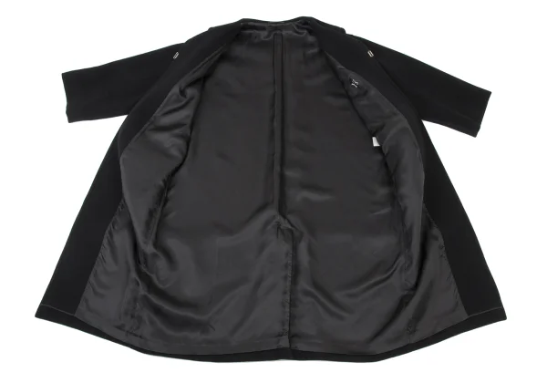 Y's Hook Fastenings Melton Wool Long Coat K-176046_010