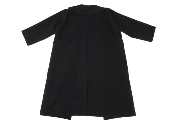 Y's Hook Fastenings Melton Wool Long Coat K-176046_011