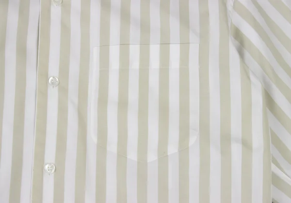 ISSEY MIYAKE MEN Striped Collar Design Long Sleeved Shirt  K-176048_007