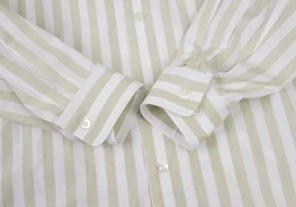 ISSEY MIYAKE MEN Striped Collar Design Long Sleeved Shirt  K-176048_009