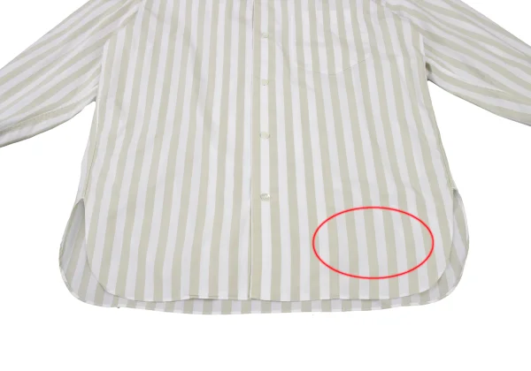 ISSEY MIYAKE MEN Striped Collar Design Long Sleeved Shirt  K-176048_011