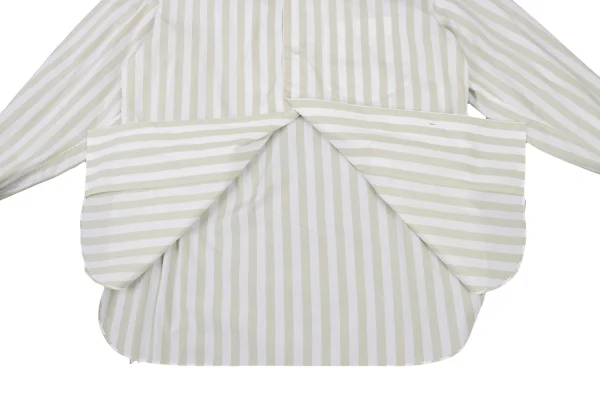 ISSEY MIYAKE MEN Striped Collar Design Long Sleeved Shirt  K-176048_013