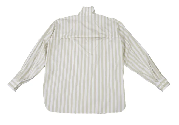 ISSEY MIYAKE MEN Striped Collar Design Long Sleeved Shirt  K-176048_014