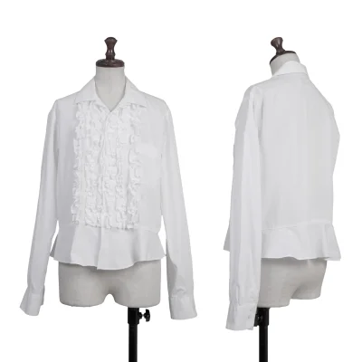 tricot COMME des GARCONS Front Frill Design Blouse