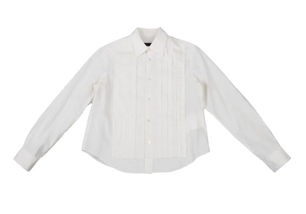 tricot COMME des GARCONS Front Tuck Cotton Sheeting Blouse K-176050_002