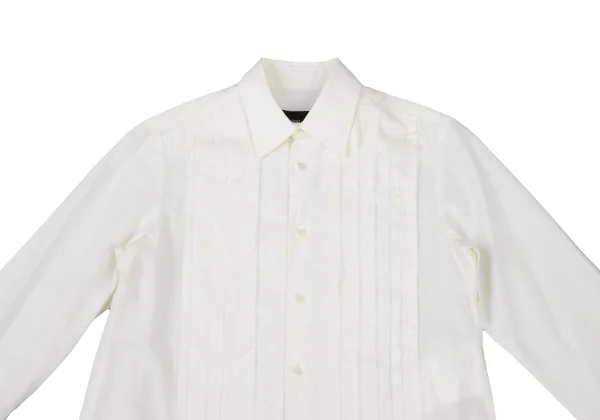 tricot COMME des GARCONS Front Tuck Cotton Sheeting Blouse K-176050_003