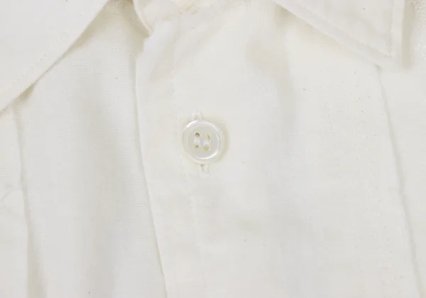 tricot COMME des GARCONS Front Tuck Cotton Sheeting Blouse K-176050_006