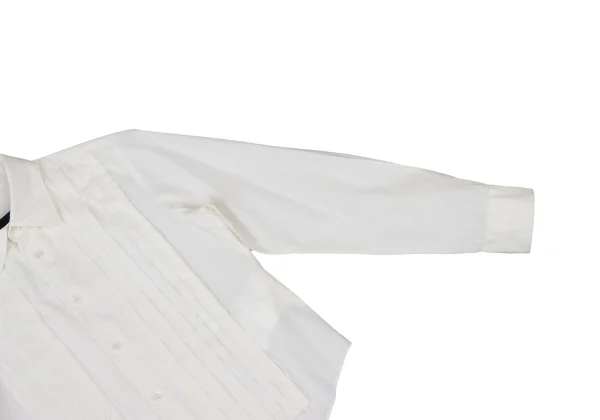 tricot COMME des GARCONS Front Tuck Cotton Sheeting Blouse K-176050_008