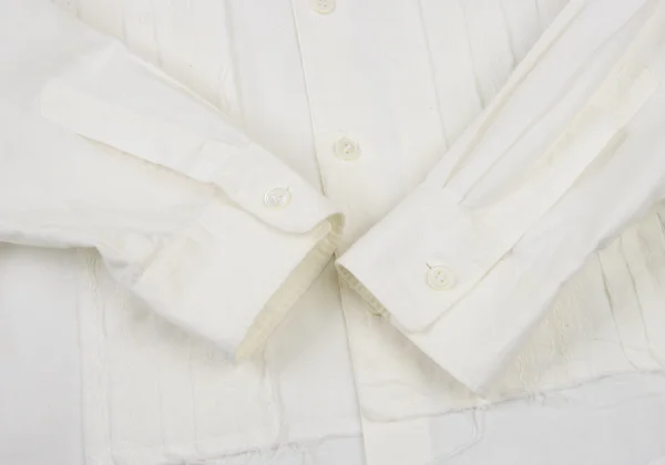 tricot COMME des GARCONS Front Tuck Cotton Sheeting Blouse K-176050_009