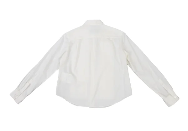 tricot COMME des GARCONS Front Tuck Cotton Sheeting Blouse K-176050_013