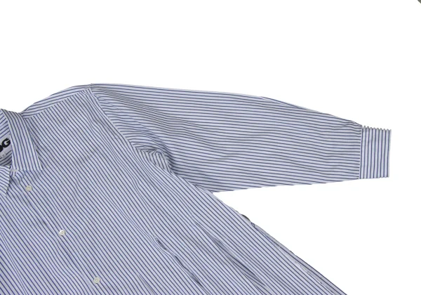 CDG Cutting Hem Design Striped Shirt K-176051_006