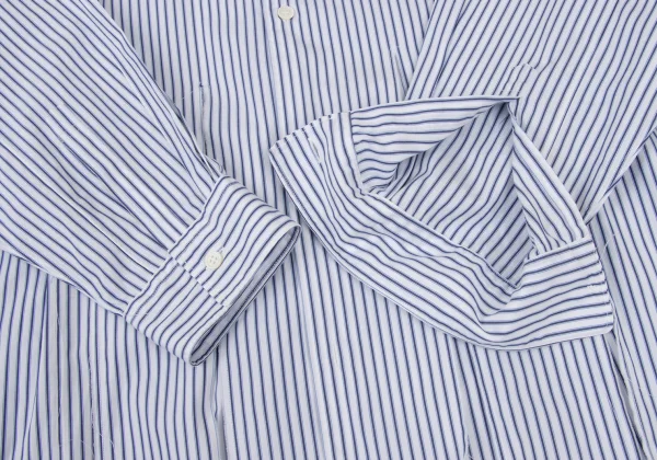 CDG Cutting Hem Design Striped Shirt K-176051_007