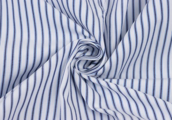 CDG Cutting Hem Design Striped Shirt K-176051_010