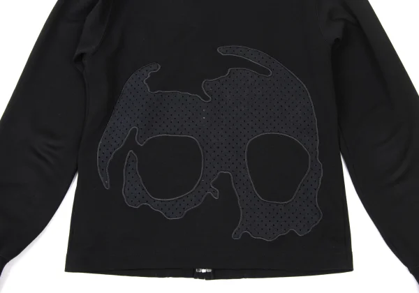 COMME des GARCONS HOMME PLUS Back Skull Perforated Design Zip Jacket K-176053_002