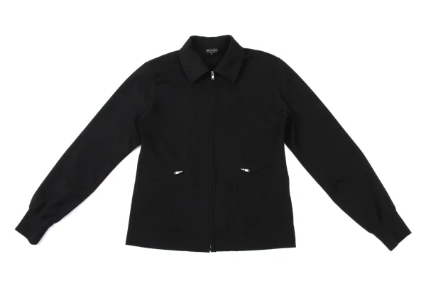 COMME des GARCONS HOMME PLUS Back Skull Perforated Design Zip Jacket K-176053_008