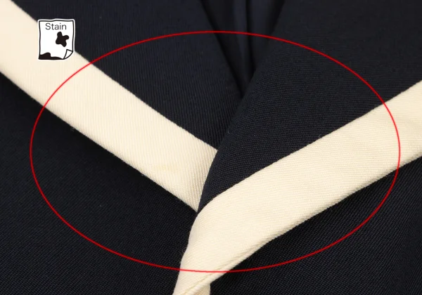 tricot COMME des GARCONS Wool Bicolor Switching Short Jacket K-176055_004