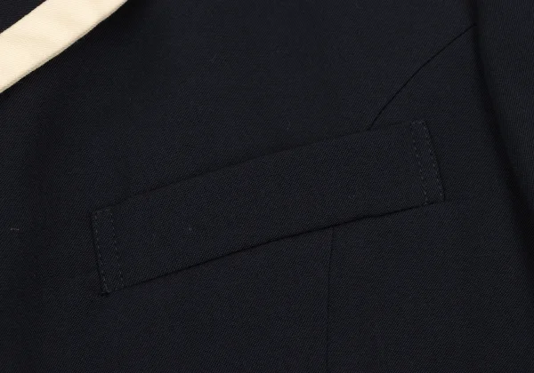 tricot COMME des GARCONS Wool Bicolor Switching Short Jacket K-176055_006
