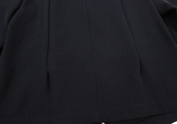 robe de chambre COMME des GARCONS Velour Collar Tuck Wool Zip Blouson K-176056_012
