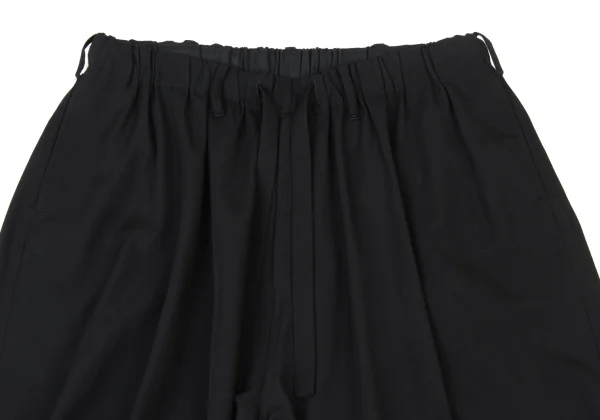 Yohji Yamamoto POUR HOMME Wool Gabardine Hem Rib Pants K-176057_002