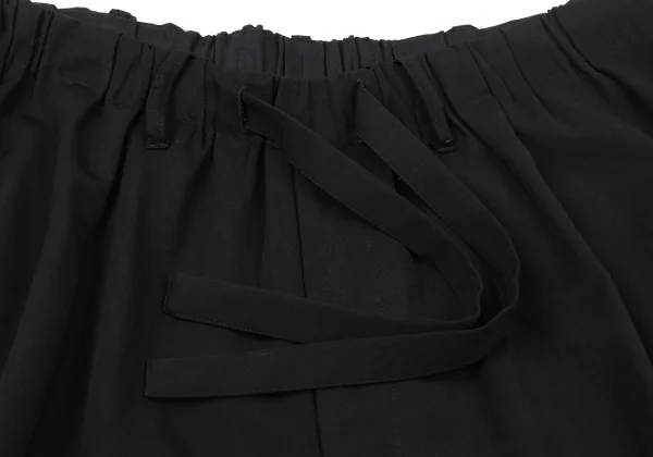 Yohji Yamamoto POUR HOMME Wool Gabardine Hem Rib Pants K-176057_003