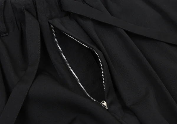 Yohji Yamamoto POUR HOMME Wool Gabardine Hem Rib Pants K-176057_004