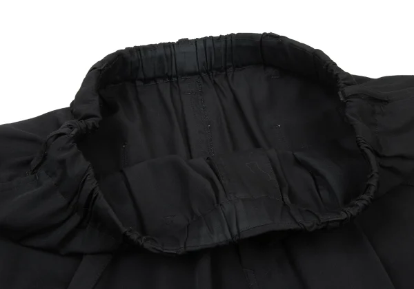 Yohji Yamamoto POUR HOMME Wool Gabardine Hem Rib Pants K-176057_005